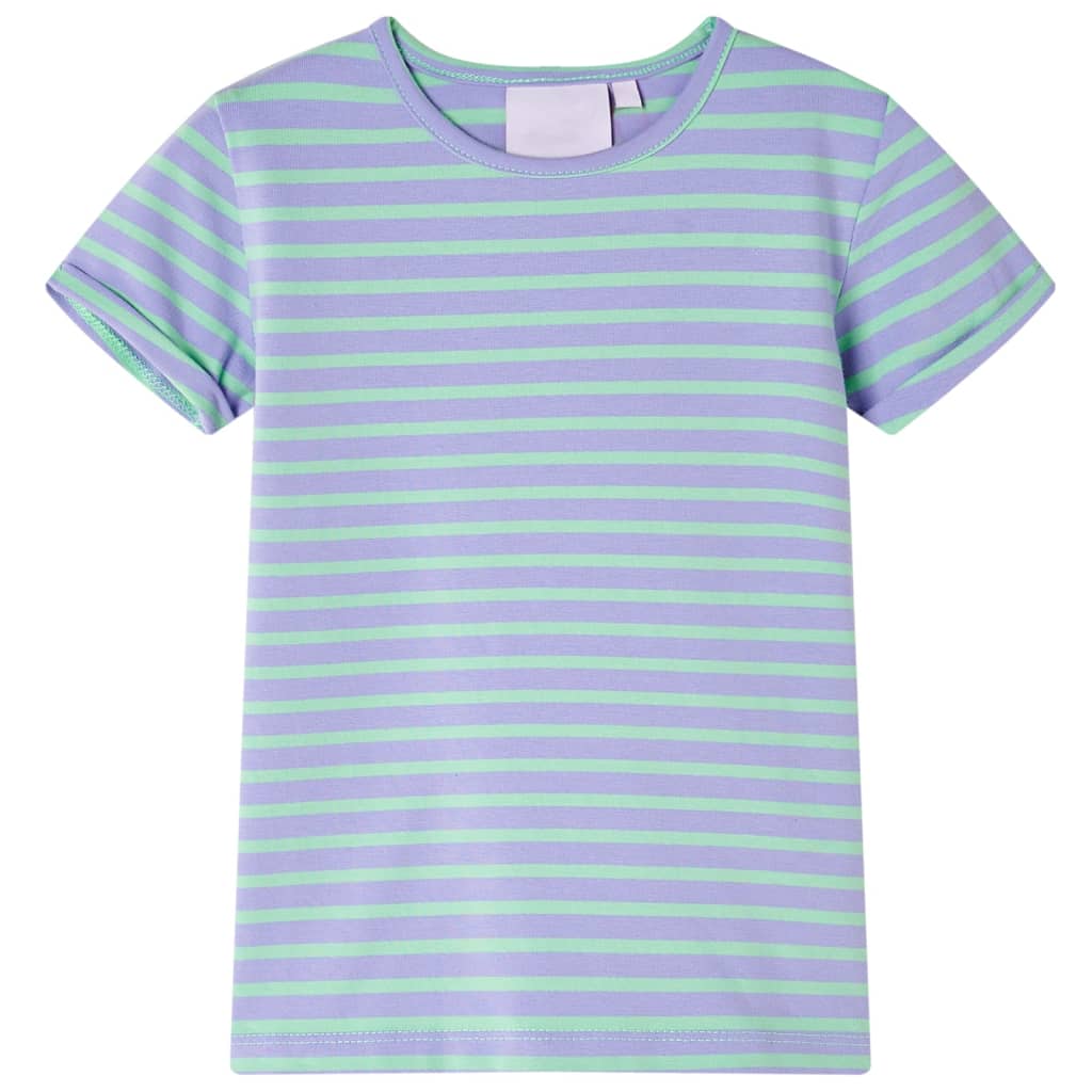 Børne T-shirt lys mintgrøn str. 104 – billede 1