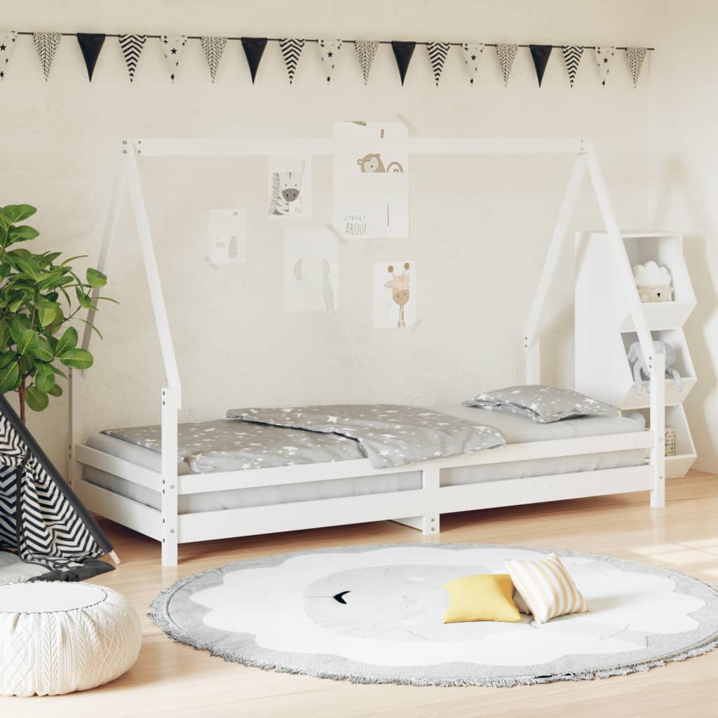 Børnebord med solid pinde – billede 1