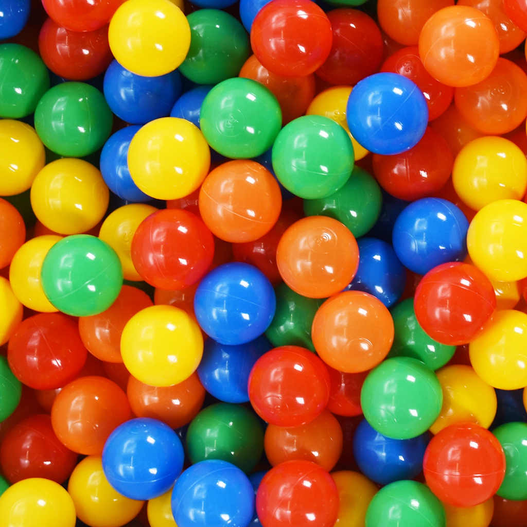 250 legeme fra ballpitten, flerfarvede – billede 1