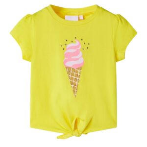 Børne T-shirt med iskremprint