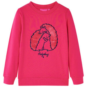 Sweatshirt til børn i lys rød