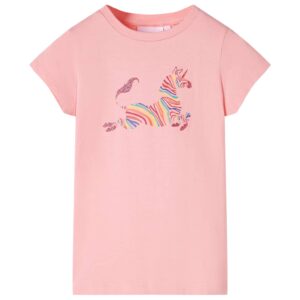 Børne T-shirt med unikornprint str. 116