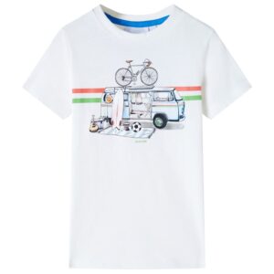 Ecru børne T-shirt str. 116