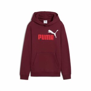 Sweatshirt med hætte til piger Puma Essentials 2 Color No. 1 Rødbrun