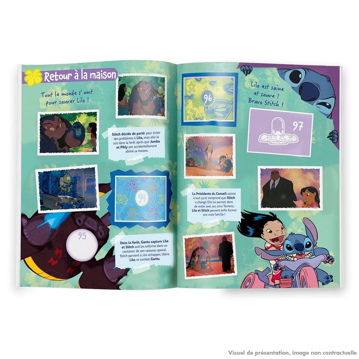 Chrom-album Panini STITCH Fransk – billede 3
