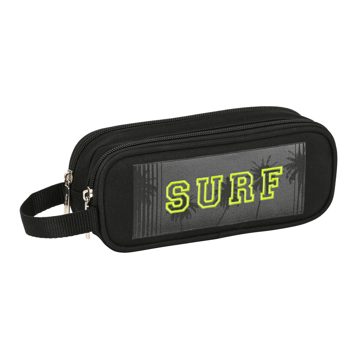 Dobbelt carry-all Safta Surf Sort (21 x 8 x 6 cm) – billede 1