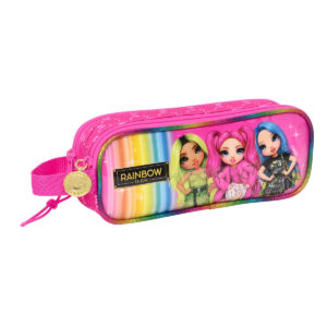 Dobbelt carry-all Rainbow High Fuchsia
