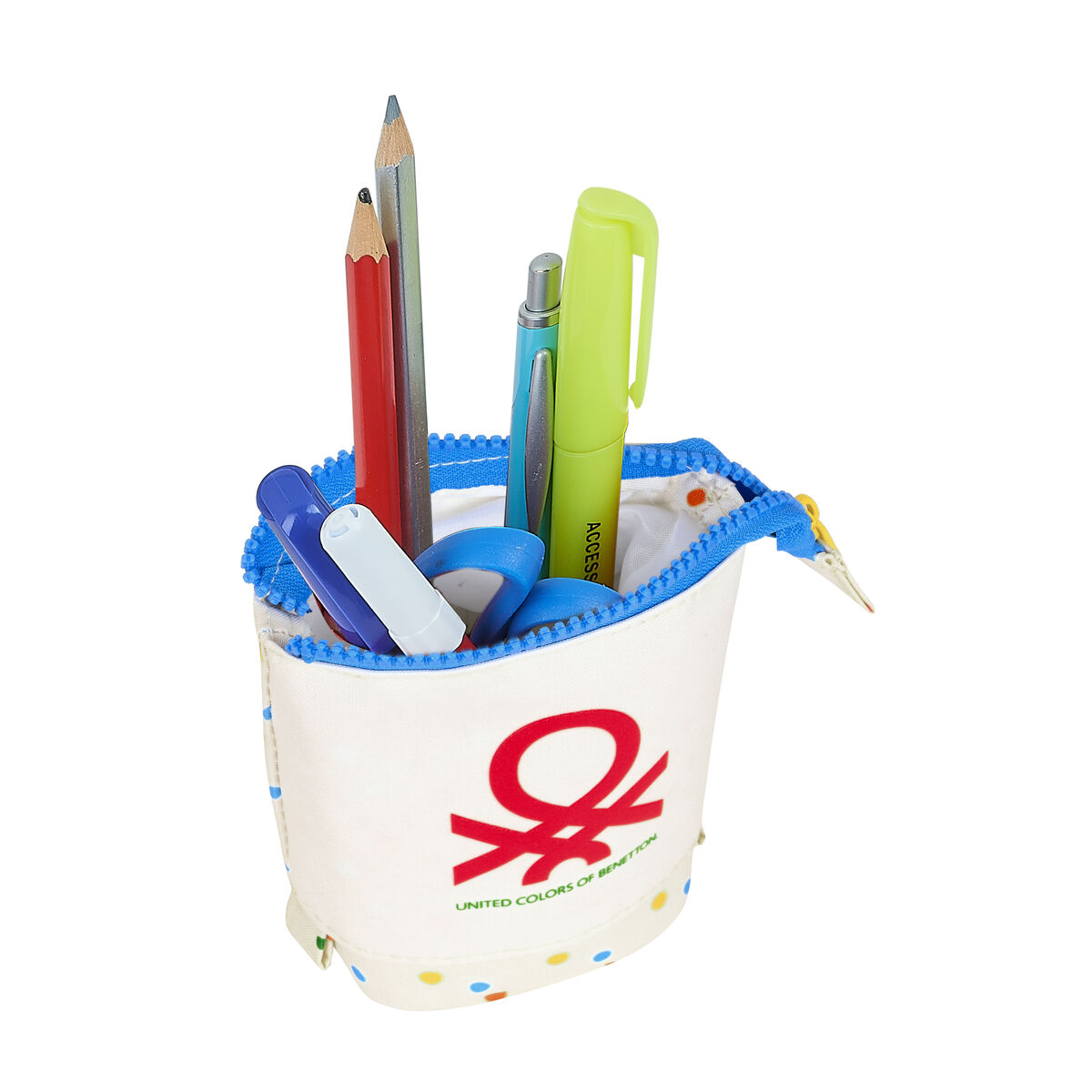 Benetton Penalhus Kop Topitos Hvid (8 x 19 x 6 cm) – billede 5