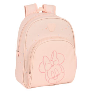 Skoletaske Minnie Mouse Baby Pink
