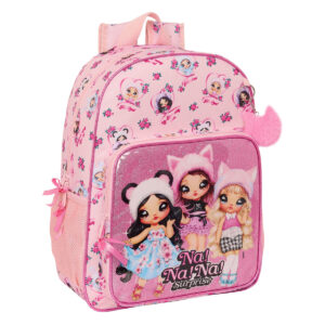 Skoletaske Na!Na!Na! Surprise Fabulous Pink