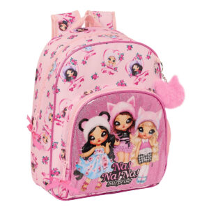 Skoletaske Na!Na!Na! Surprise Fabulous Pink