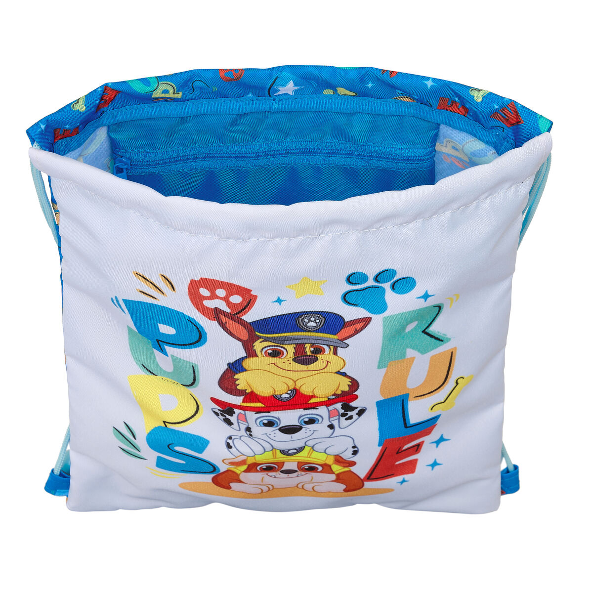 Rygsæk med Snore The Paw Patrol Pups rule Blå – billede 4