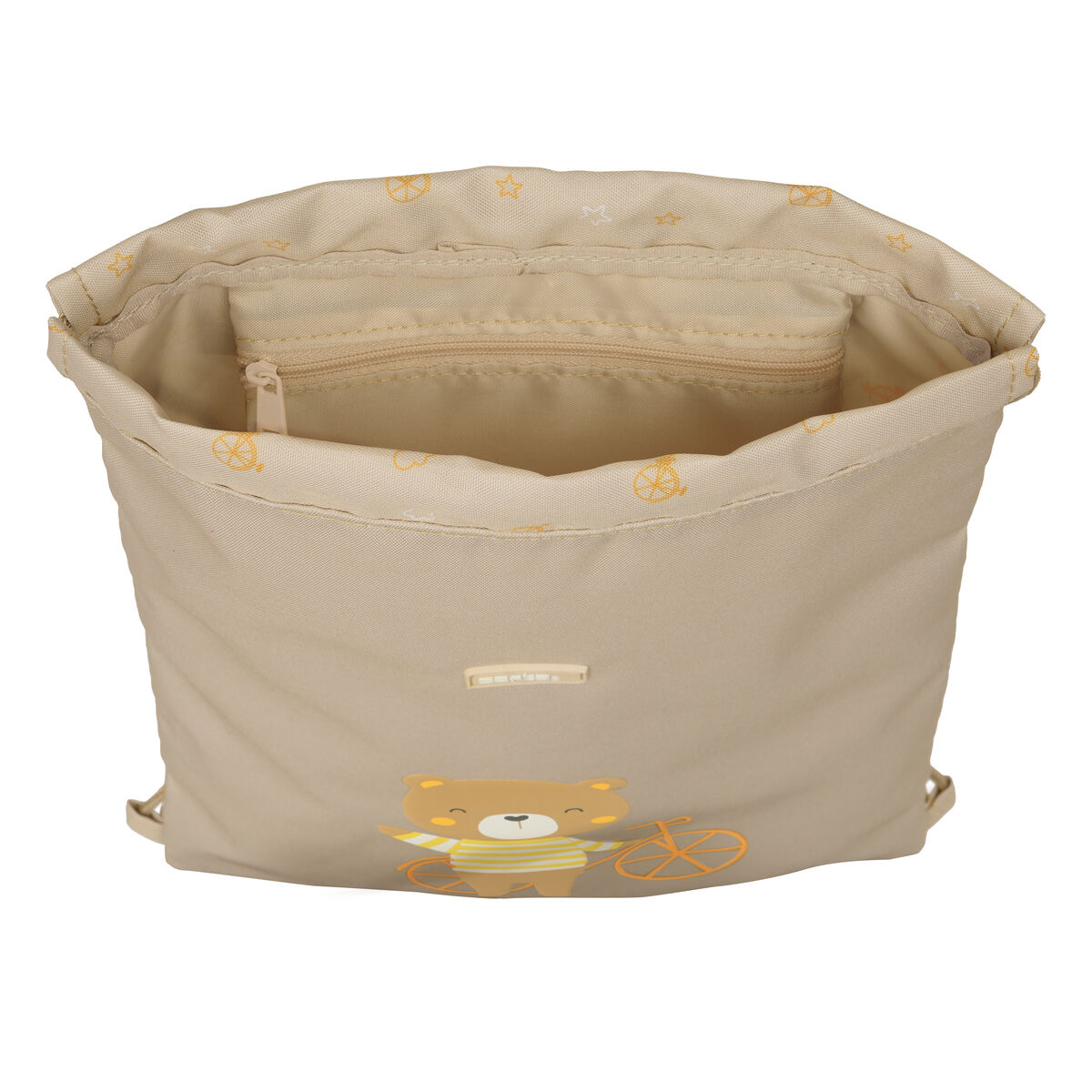 Rygsæk med Snore Safta Osito Beige – billede 2