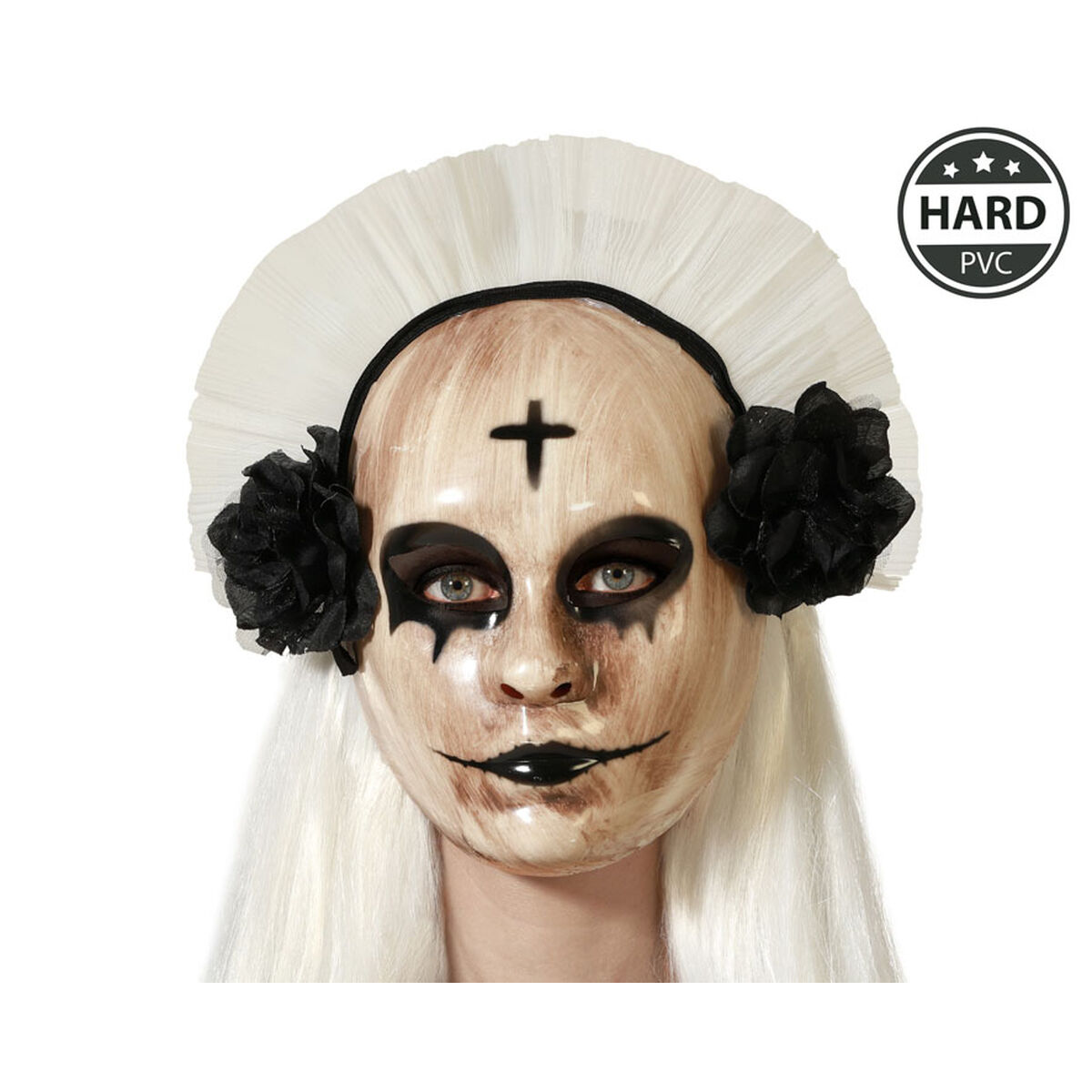 Maske Skummel nonne – Sort – billede 2
