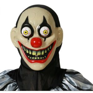 Halloween-maske i plastik, multifarvet