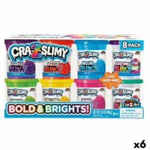 Modellervoks Spil Cra-Z-Art Bold&Brights (6 enheder) Slime