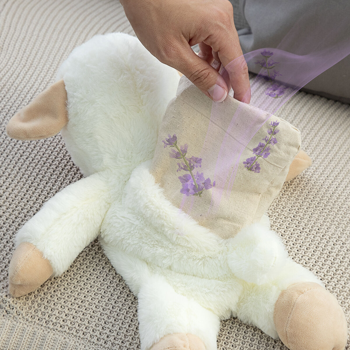 Plysbamse får med varme og kuldeeffekt – billede 4